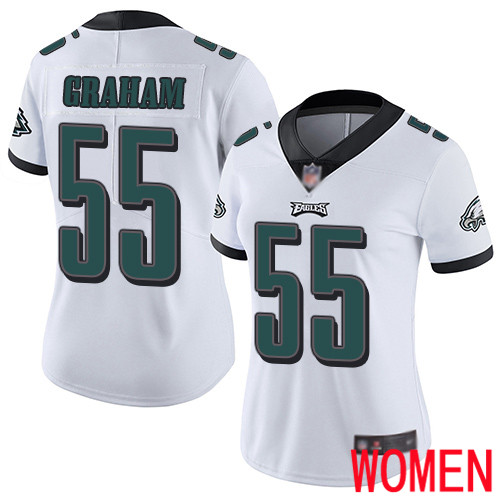 Women Philadelphia Eagles #55 Brandon Graham White Vapor Untouchable NFL Jersey Limited Player Football